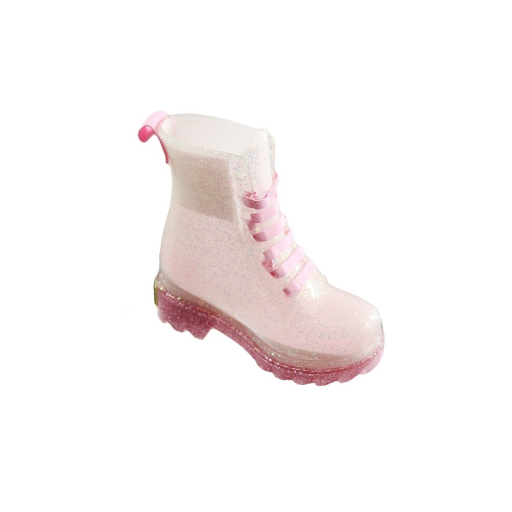Toddler Boots Western Chief Stella Shimmer Glitter Rain Boots Size 5 Purple/Pink